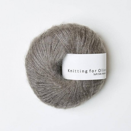 Knitting for Olive Soft Silk Mohair Dusty Moose