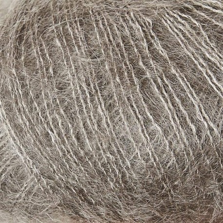 Knitting for Olive Soft Silk Mohair Dusty Moose Detail