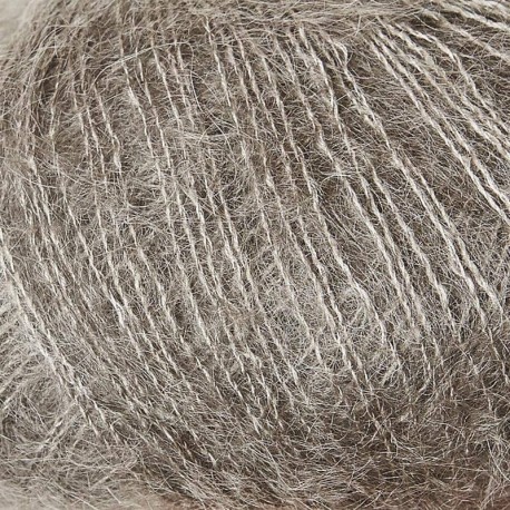 Knitting for Olive Soft Silk Mohair Dusty Moose Detail