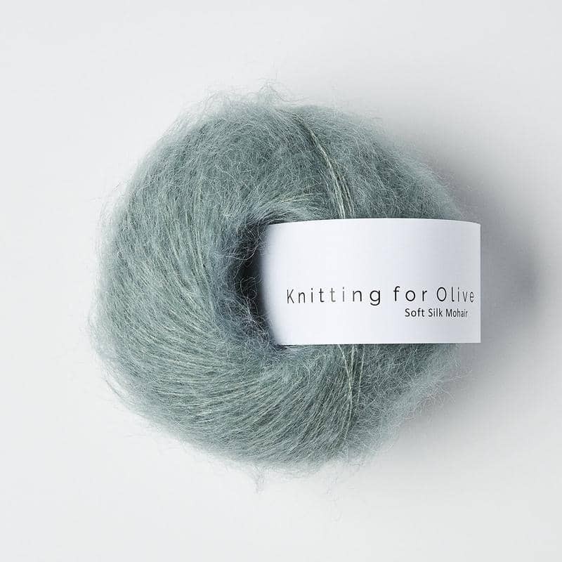 Knitting for Olive Soft Silk Mohair Dusty Aqua