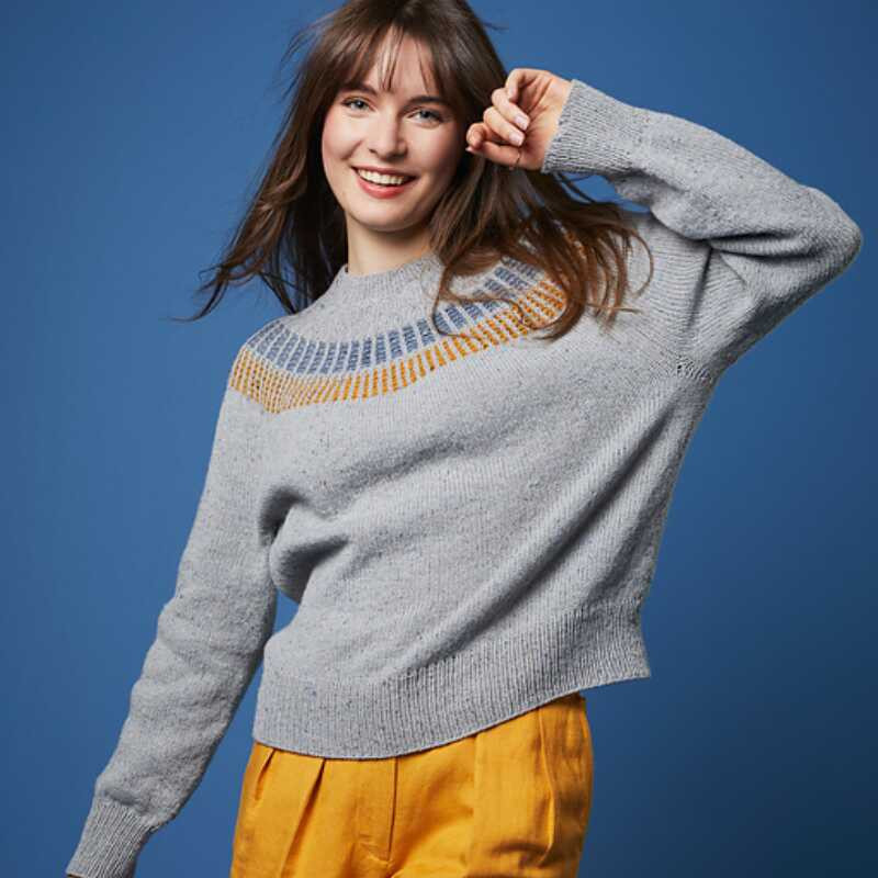 Lamana Magazin Nr. 12 Pullover Pauline 04 Strickset