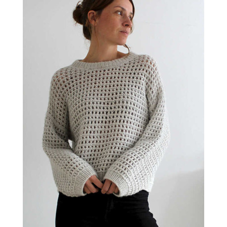 Paula_m Mesh Sweater Strickset