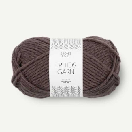Sandnes Fritidsgarn Mork Sjokolade 3880