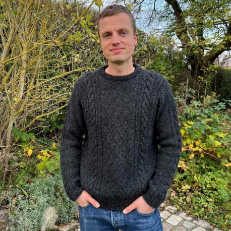 Petite Knit Moby Sweater Man Wollpaket