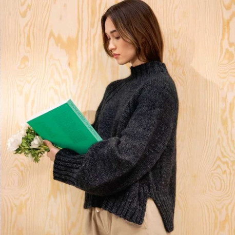 Sandnes Mykt Til Dame 2202-5 Lou Pullover Strickset
