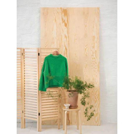 Sandnes Mykt Til Dame 2202-8 Franky Pullover Borstet Alpakka Edition Strickset