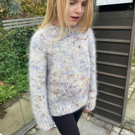 Petite Knit Marble Sweater Junior Wollpaket