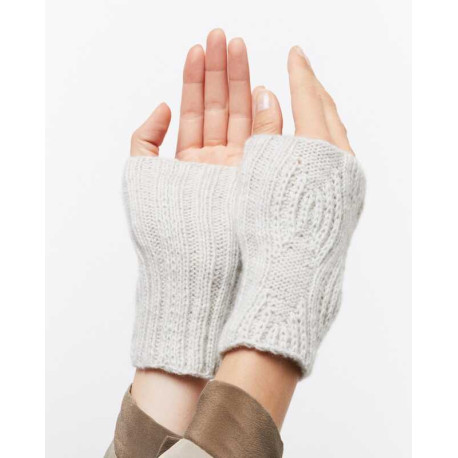 Lamana Accessoires Nr 01  Pulswärmer Isa 08 Strickset