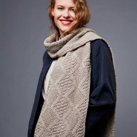 Lamana Accessoires Nr 01  Schal Nico 10 Strickset