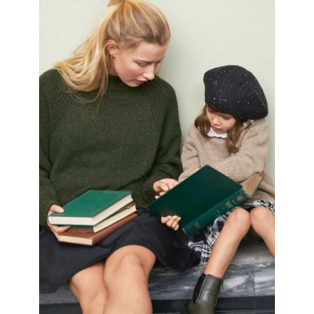 Sandnes 2214 5A  Kelly Pullover mit Schlitz Strickset