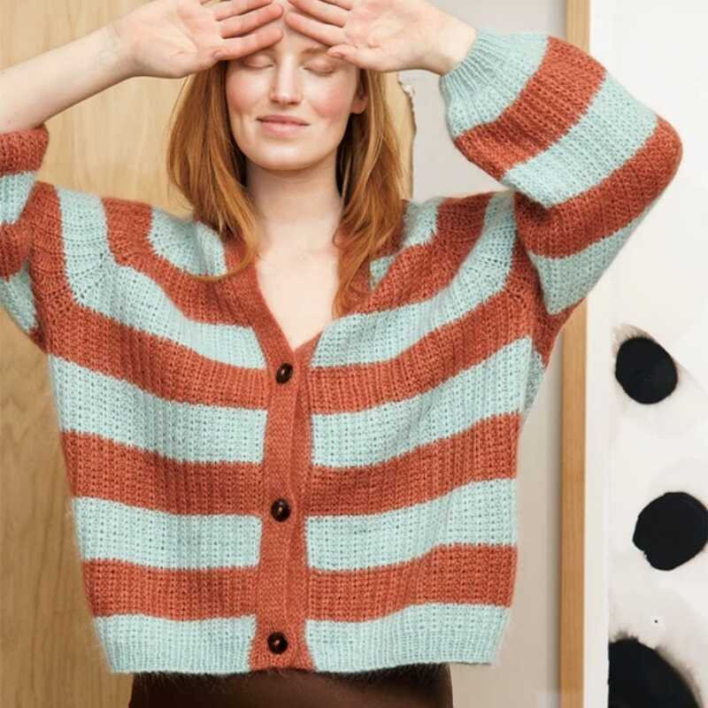 Sandnes DIY 2302-4 Brook Cardigan Strickset