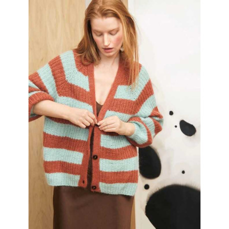 Sandnes DIY 2302-4 Brook Cardigan Strickset