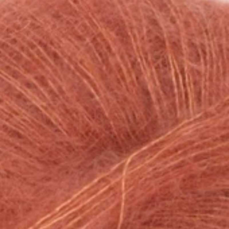 Sandnes Tynn Silk Mohair Lys Kobberbrun 3535 Detail