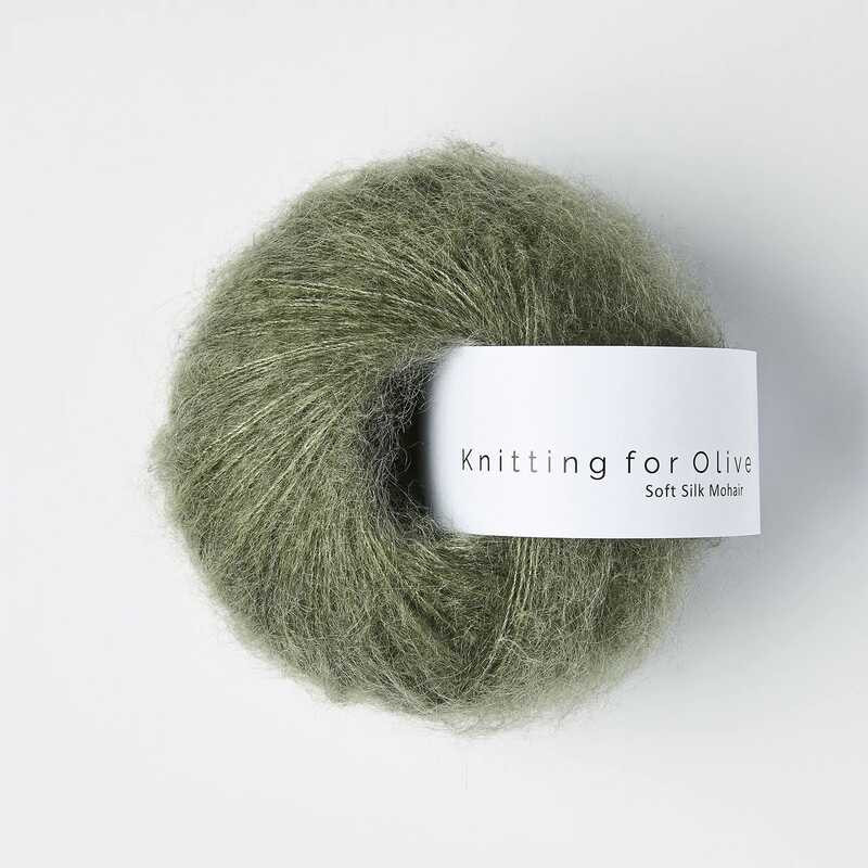 Knitting for Olive Soft Silk Mohair Dusty Sea Green