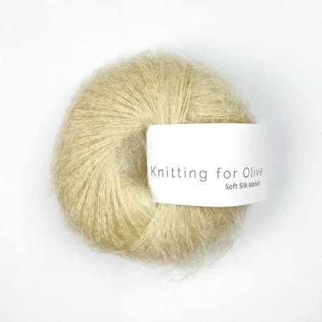 Knitting for Olive Soft Silk Mohair Dusty Banana