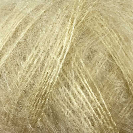Knitting for Olive Soft Silk Mohair Dusty Banana Detail