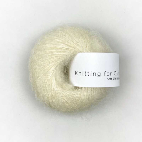 Knitting for Olive Soft Silk Mohair Elderflower