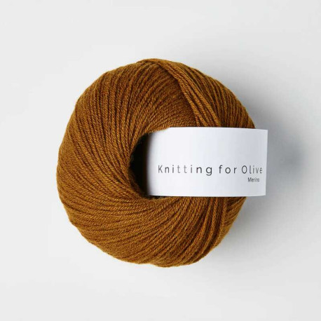 Knitting for Olive Merino Ocher Brown