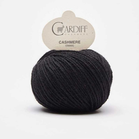 Cardiff Cashmere Classic Nero 506