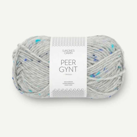 Sandnes Peer Gynt Lys Gramelert m/Bla Tweed 1502 Preorder