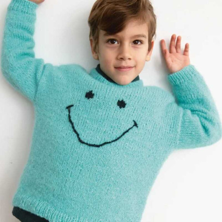 Sandnes 230310  Big Smiley Pullover Strickset
