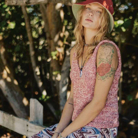 Sandnes 2305 1 Coral Singlet Strickset