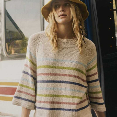 Sandnes 2305 10 Cherry Pullover Strickset