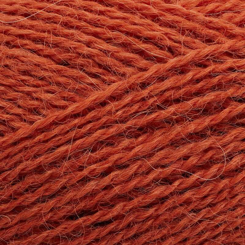 Filcolana Alva Red Clay 375 Detail