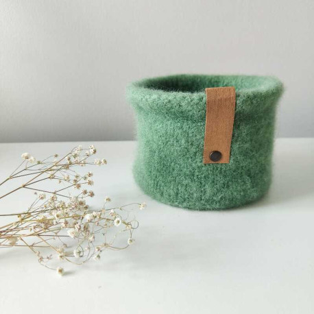 Wolle 7 -  Zero Waste Basket Strickset