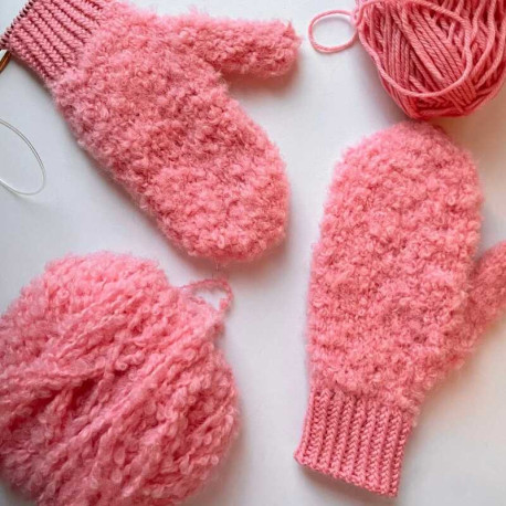 Popknit Be My Baby Mittens Englisch Strickset