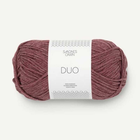 Sandnes Duo Mork Pudderrosa 4344 Preorder