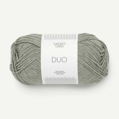 Sandnes Duo Stovet Lys Gronn 8521 Preorder
