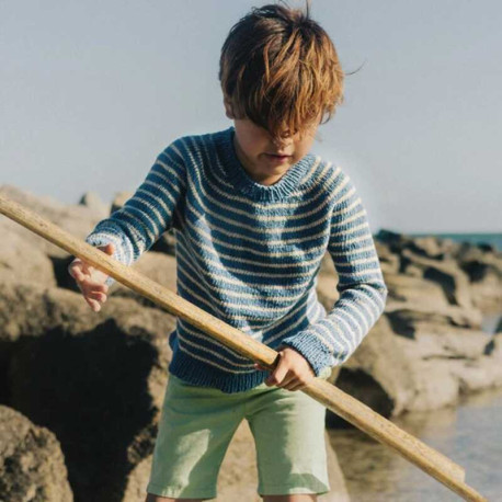 Sandnes 2306 4 Sailor Pullover Strickset