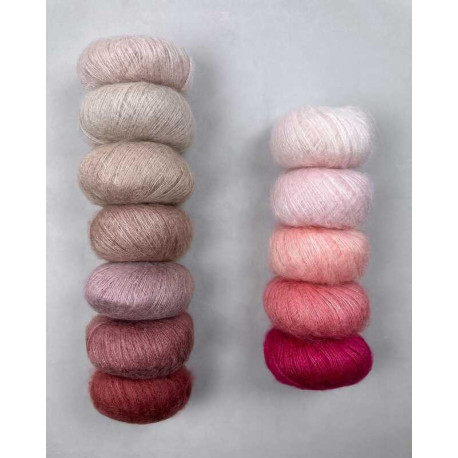 Knitting for Olive KfO Soft Silk Mohair Plum Rose