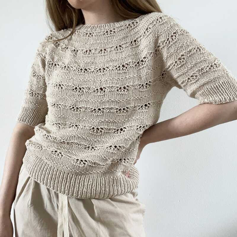 Le Knit Musling Tee Wollpaket