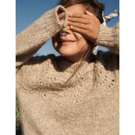 Le Knit Lille Peacock Sweater Wollpaket