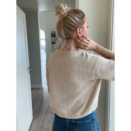 Secondknit Ecru Tee Wollpaket