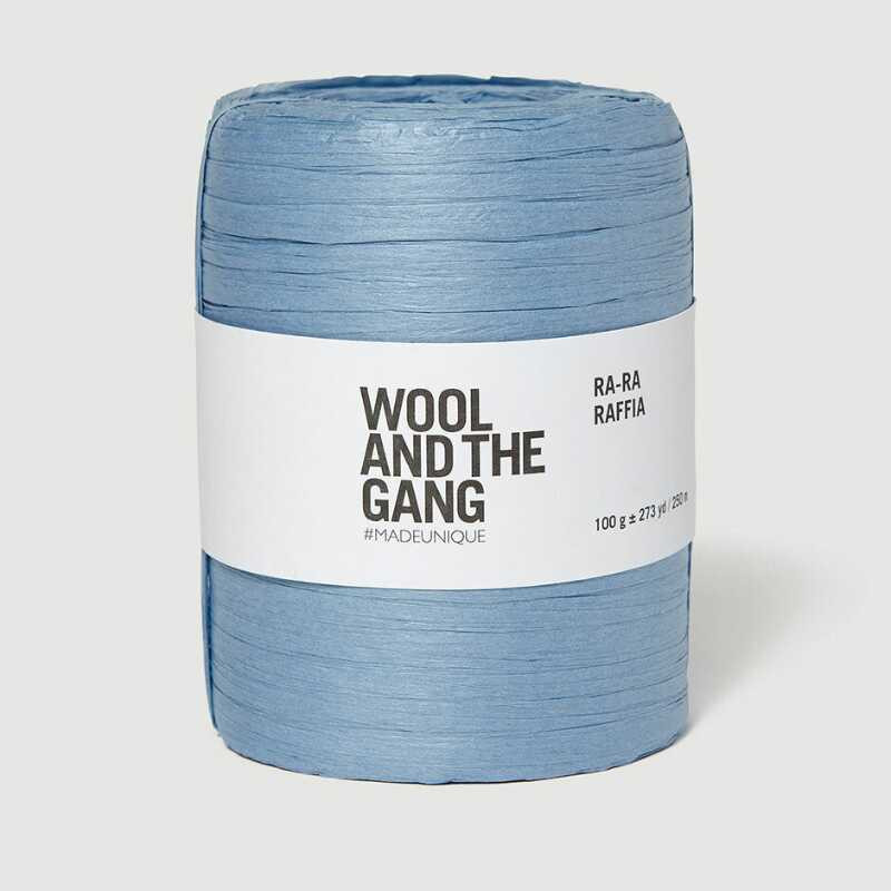 Wool and the Gang Ra-Ra Raffia Powder Blue