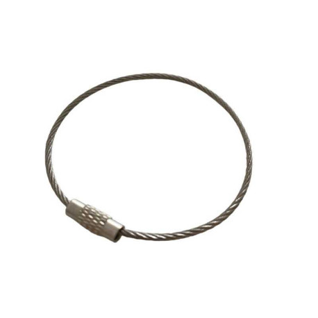 Wolle 7 - Drahtseil mit Drehverschluss