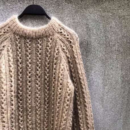 Waffle Sweater Knitting for Olive