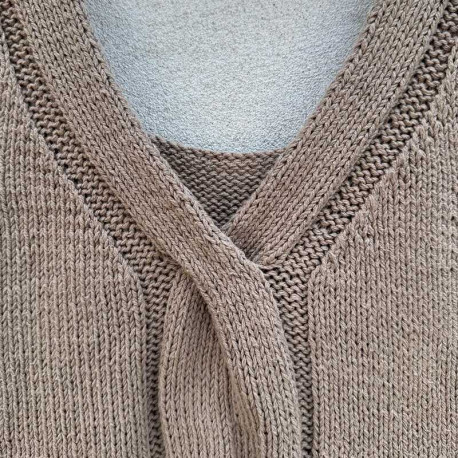Knitting for Olive Twisted V-Top Strickset