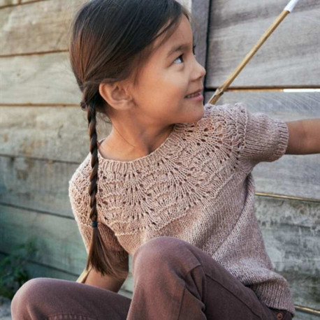 Le Knit Lille Peacock Tee Wollpaket