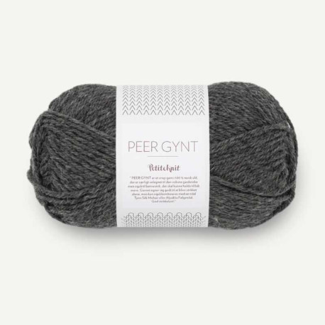 Sandnes Peer Gynt Charcoal Melange 1065