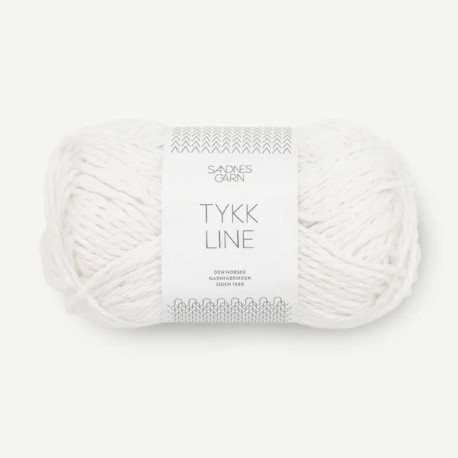 Sandnes Tykk Line Hvit 1002 Preorder