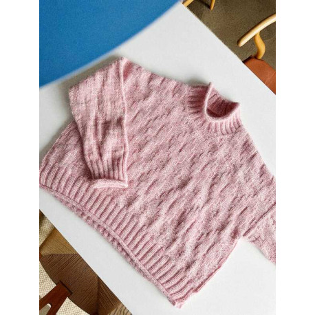 Spektakelstrik Hilda Structure Sweater Englisch Wollpaket