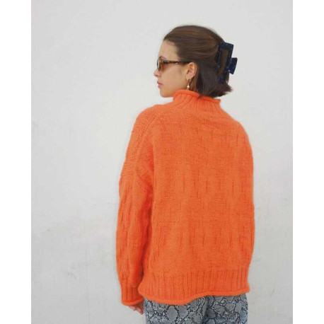Spektakelstrik Hilda Structure Sweater Englisch Wollpaket