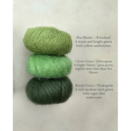 Knitting for Olive KfO Soft Silk Mohair Clover Green