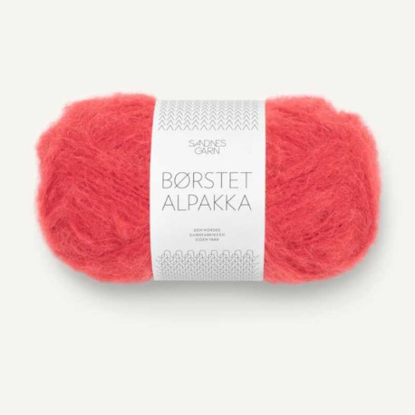 Sandnes Borstet Alpakka Poppy 4008 Preorder
