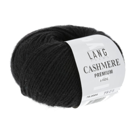 Lang Yarns Cashmere Premium Schwarz 0004 Preorder