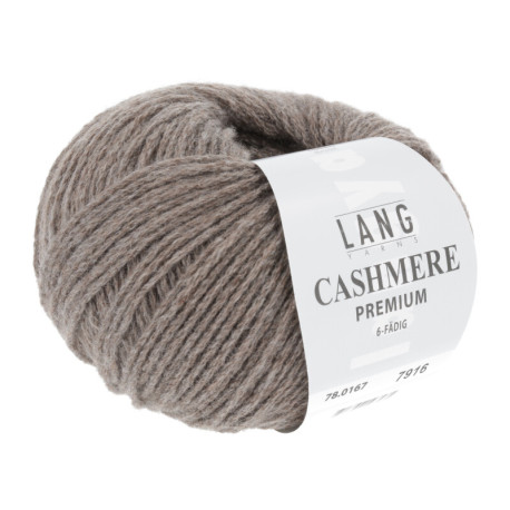 Lang Yarns Cashmere Premium Hellbraun Mélange 0167 Preorder